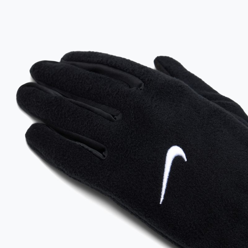 Dámské běžecké rukavice Nike One Therma-Fit Fleece black/white 4