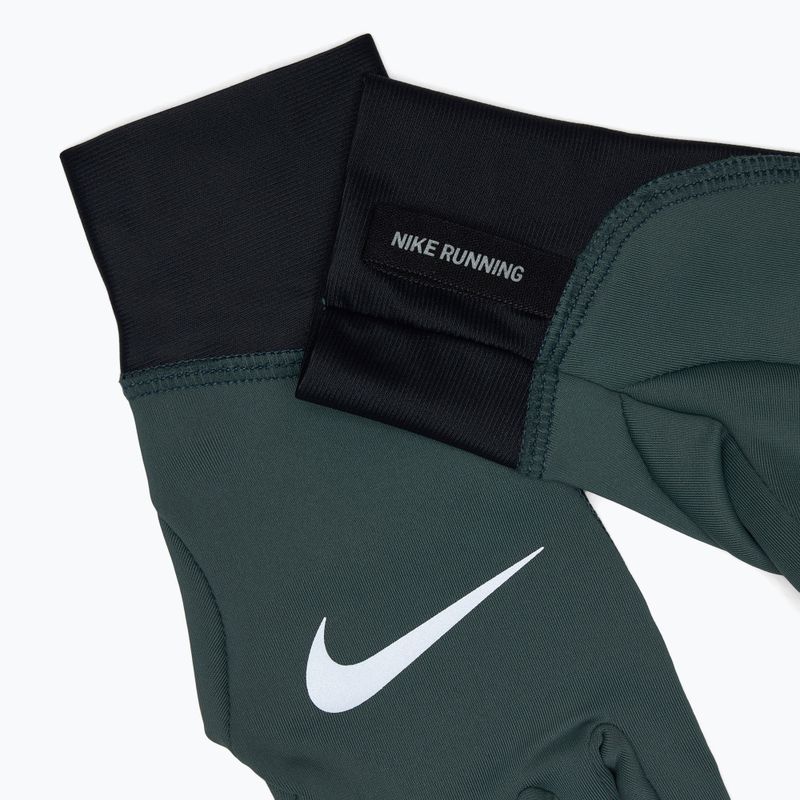 Dámské běžecké rukavice Nike Pacer Midweight RG vintage green/black/silver 4