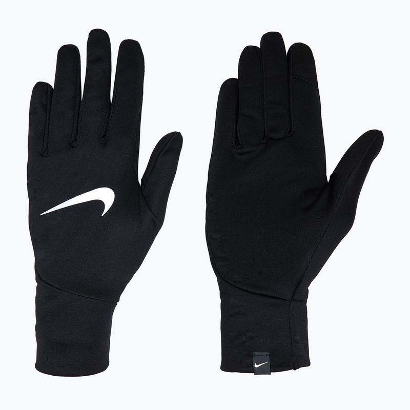 Dámské běžecké rukavice Nike Pacer Lightweight RG black/black/silver