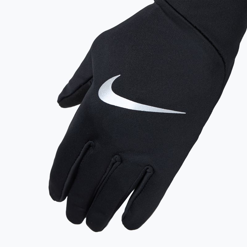 Dámské běžecké rukavice Nike Pacer Lightweight RG black/black/silver 4