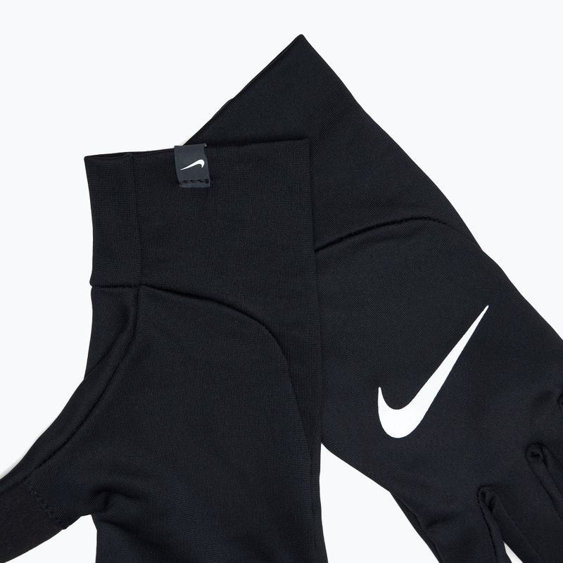 Dámské běžecké rukavice Nike Pacer Lightweight RG black/black/silver 5
