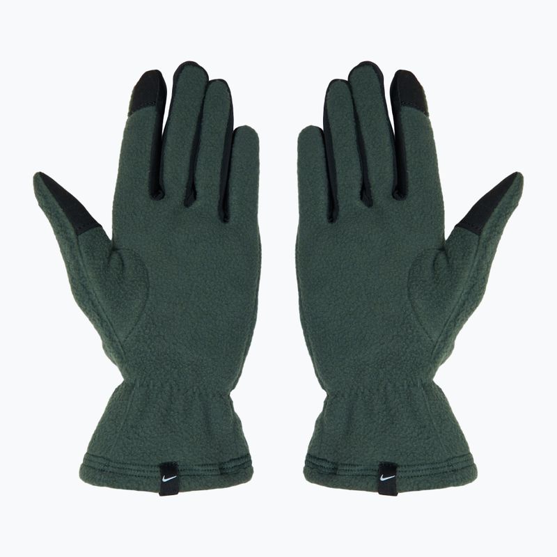 Dámské běžecké rukavice Nike One Therma-Fit Fleece vintage green/black 3