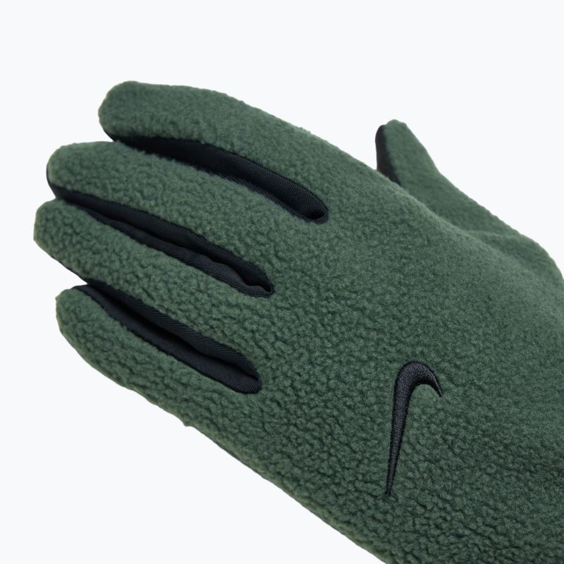 Dámské běžecké rukavice Nike One Therma-Fit Fleece vintage green/black 5
