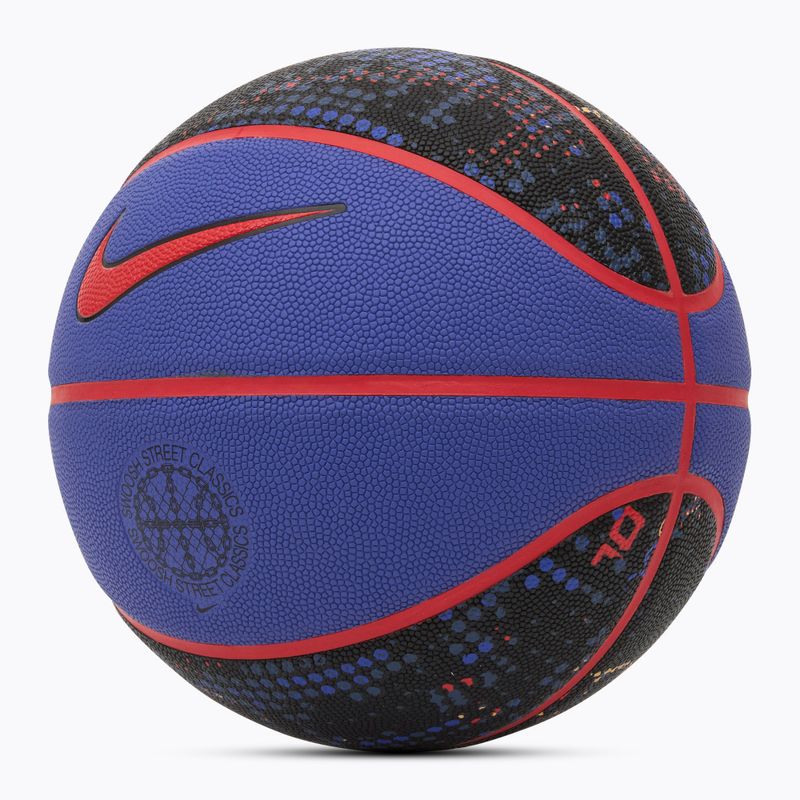 Basketbalový míč Nike 8P PRM Energy Deflated astronomy blue/lt crimcson/black/lt crimson velikost 7 2