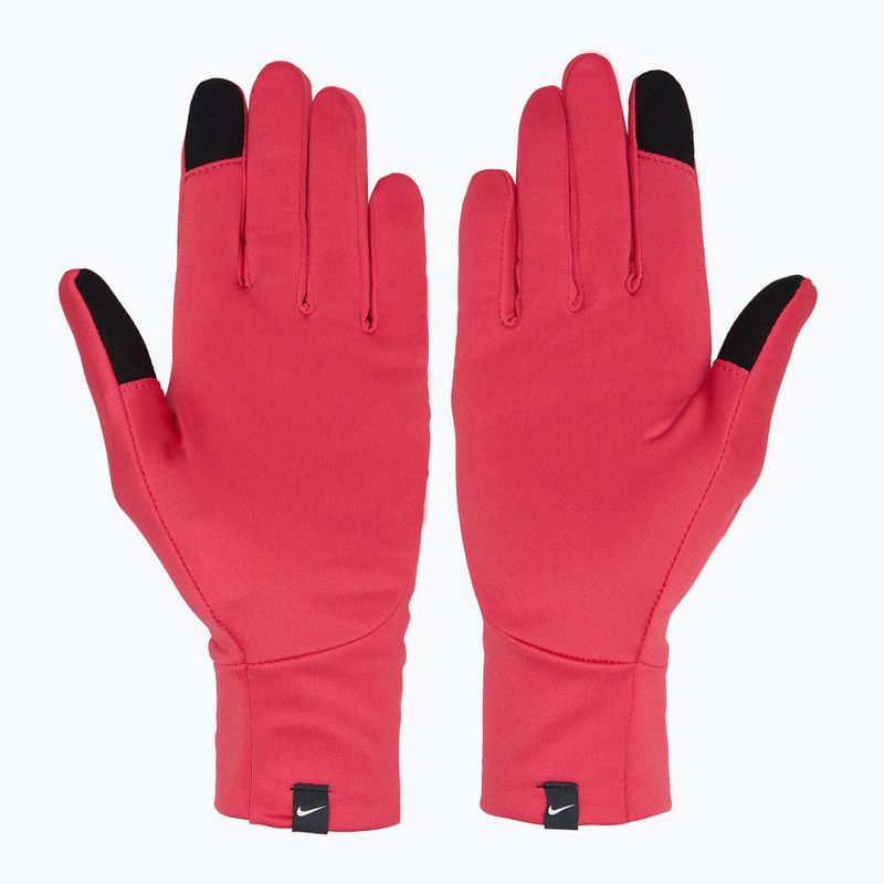 Dámské běžecké rukavice Nike Pacer Lightweight RG aster pink/aster pink/silver 3