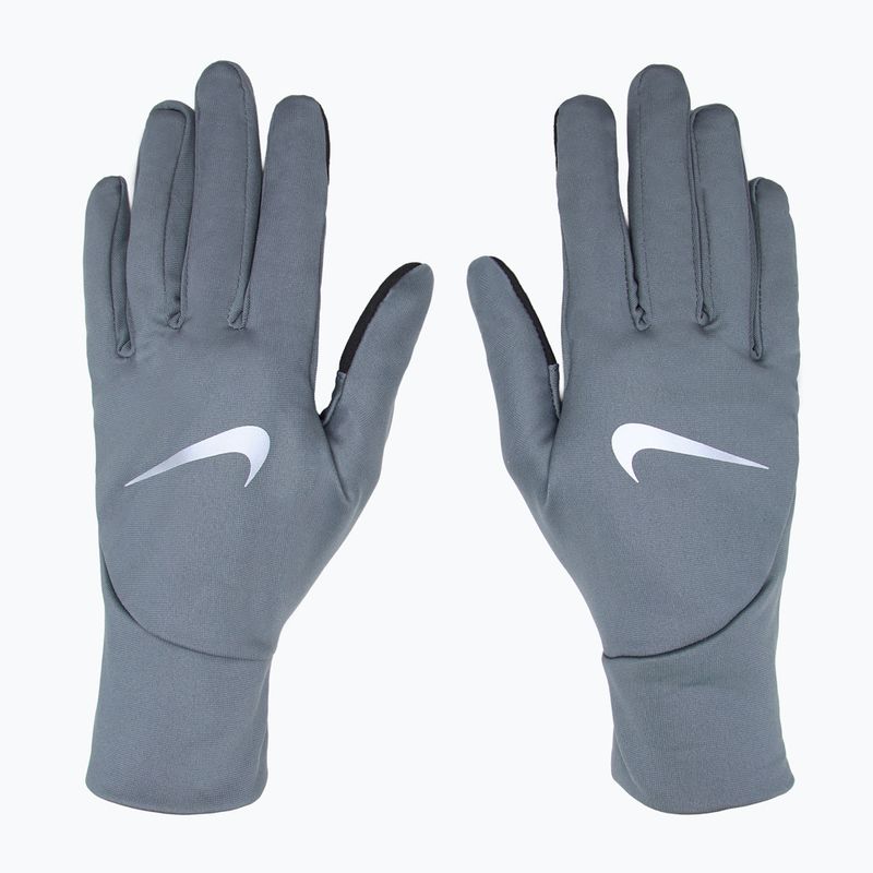 Pánské běžecké rukavice Nike Pacer Lightweight RG smoke grey/smoke grey/silver 2