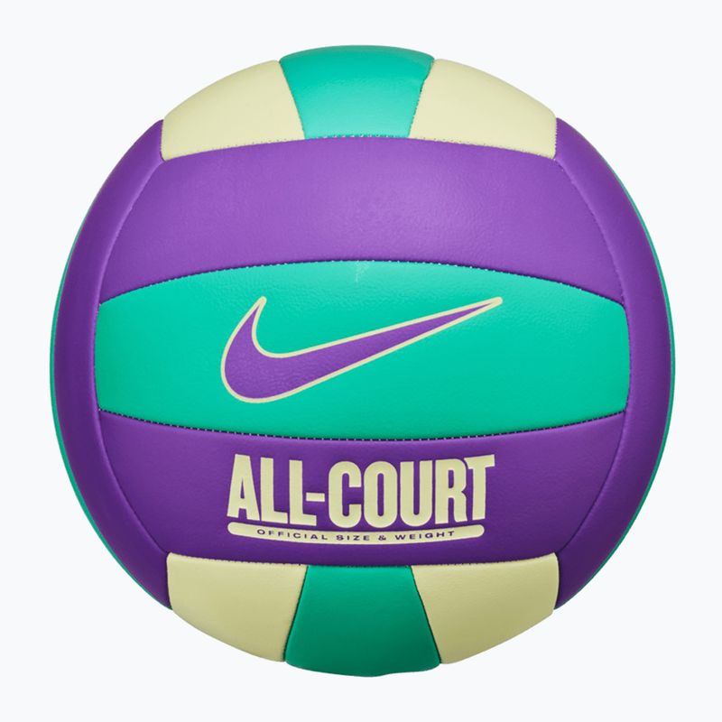 Volejbalový míč Nike All Court Volleyball black raspberry/green frost/lime ice velikost 5