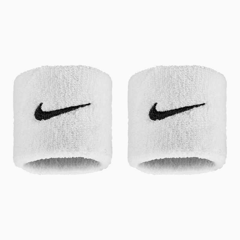 Potítka na zápěstí Nike Swoosh Classic Wristbands 2 ks. white/black