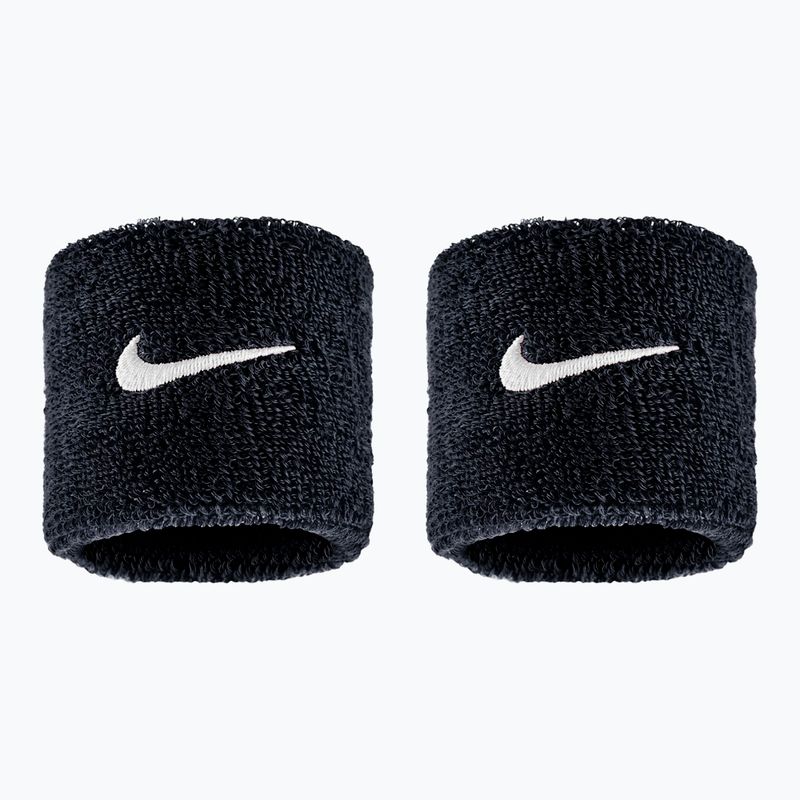 Potítka na zápěstí Nike Swoosh Classic Wristbands 2 ks. black/white
