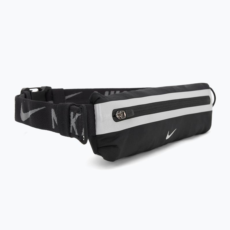 Běžecký pás Nike Slim 4.0 black/black/silver 2