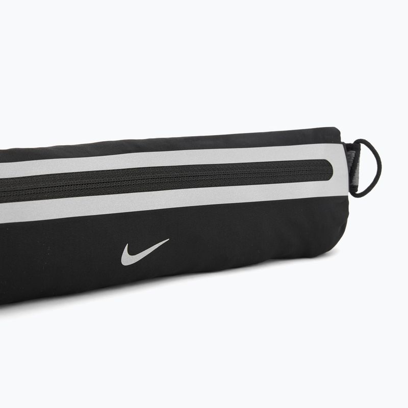 Běžecký pás Nike Slim 4.0 black/black/silver 4