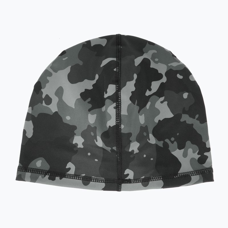 Čepice Nike Dri-Fit Peak Uncuffed Beanie s potiskem smoke grey/silver 2
