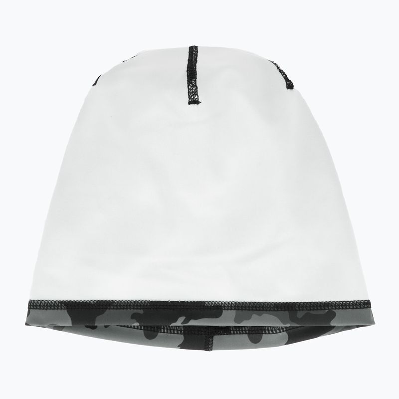 Čepice Nike Dri-Fit Peak Uncuffed Beanie s potiskem smoke grey/silver 4