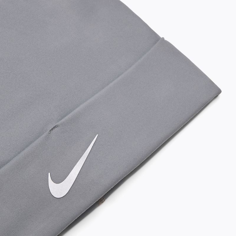 Čepice Nike Dri-Fit Peak Uncuffed Beanie smoke grey/silver 3