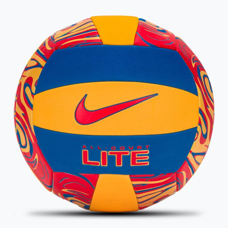 Volejbalový míč Nike All Court Lite Volleyball laser orange/hyper royal/bright crimson velikost 5