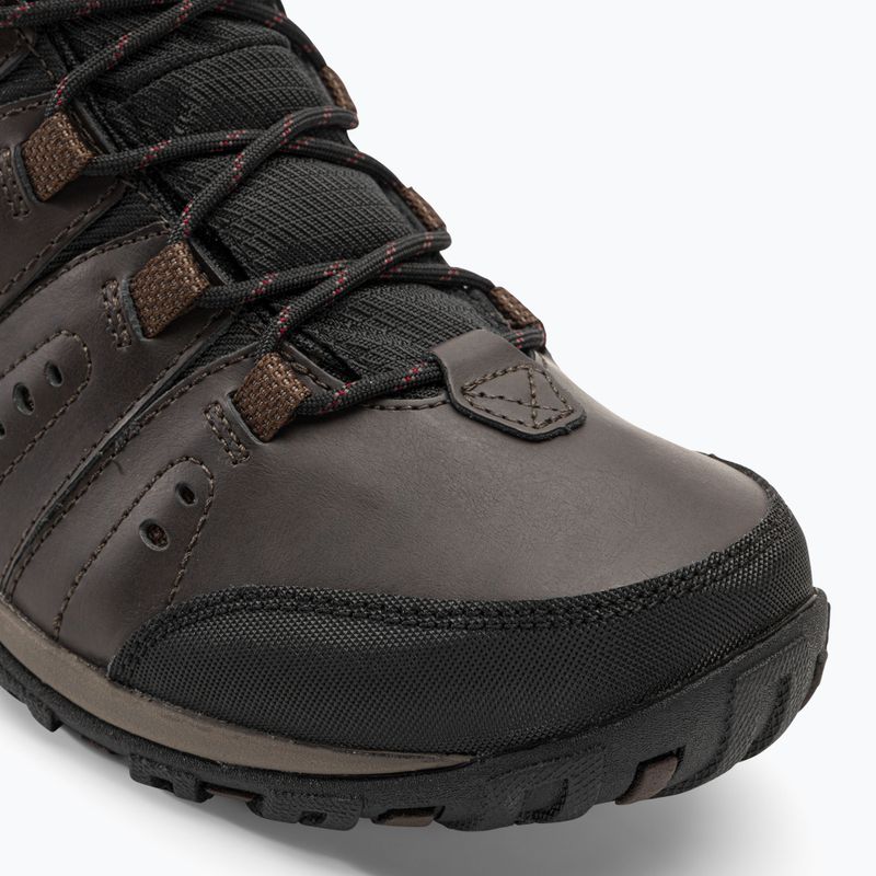 Columbia Woodburn II Chukka WP Omni-Heat pánské trekové boty cordovan/garnet red 7