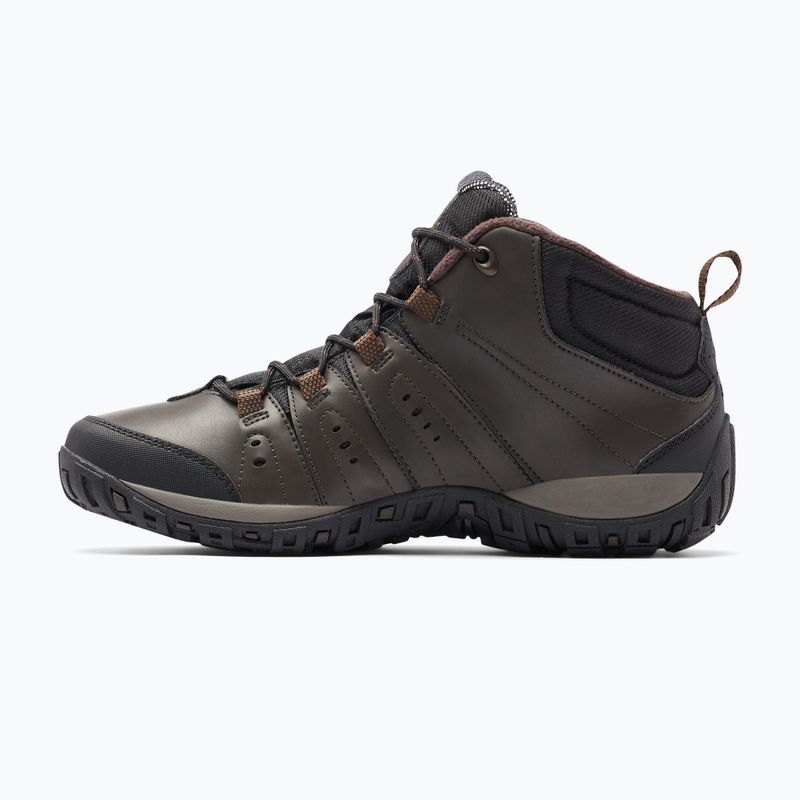 Columbia Woodburn II Chukka WP Omni-Heat pánské trekové boty cordovan/garnet red 13