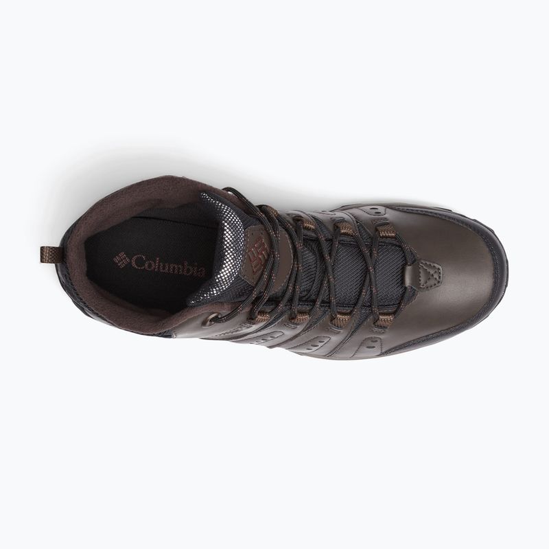 Columbia Woodburn II Chukka WP Omni-Heat pánské trekové boty cordovan/garnet red 16