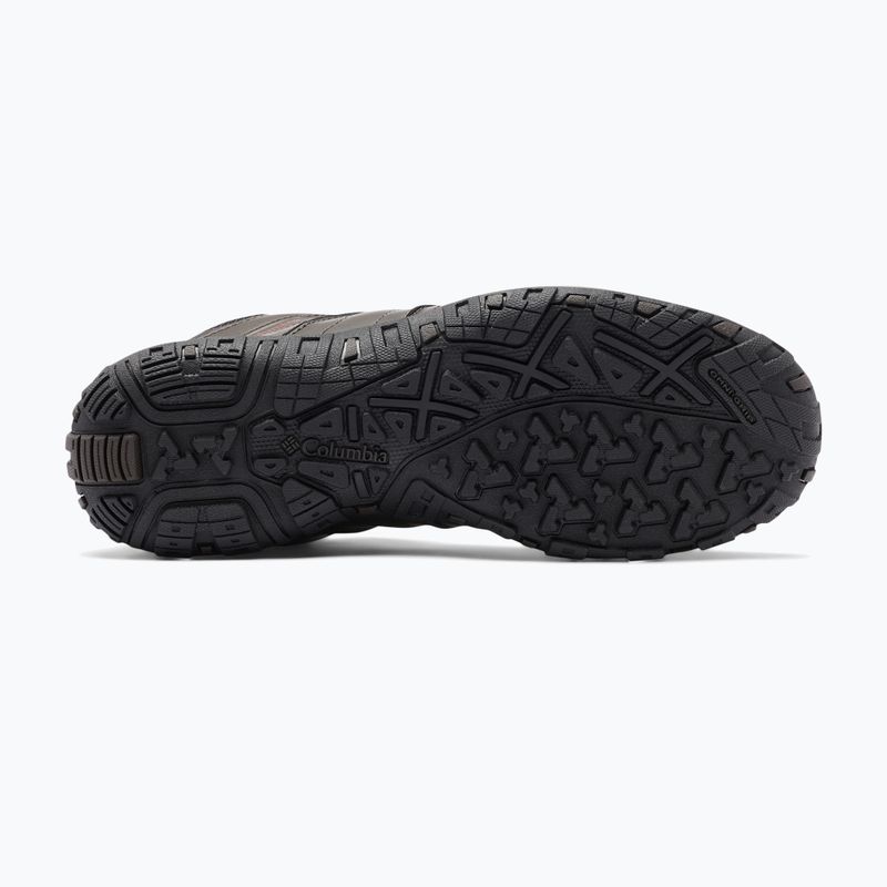Columbia Woodburn II Chukka WP Omni-Heat pánské trekové boty cordovan/garnet red 17