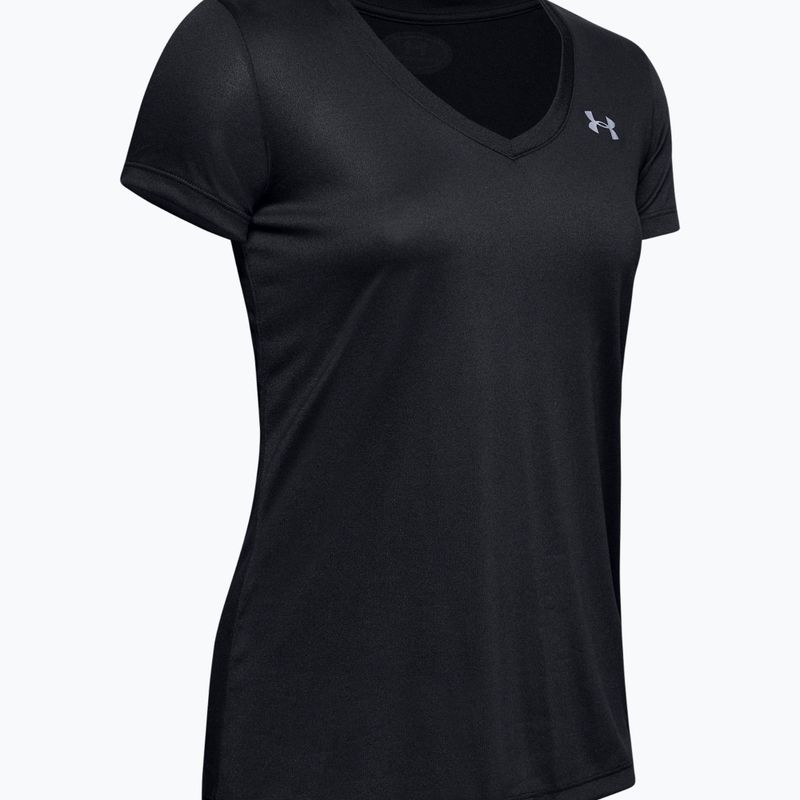 Dámské sportovní tričko Under Armour Tech SSV - Solid černo-stříbrné 1255839 4