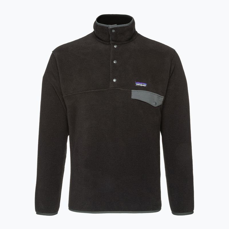 Pánská fleecová mikina Patagonia Synch Snap-T P/O black w/forge grey 3
