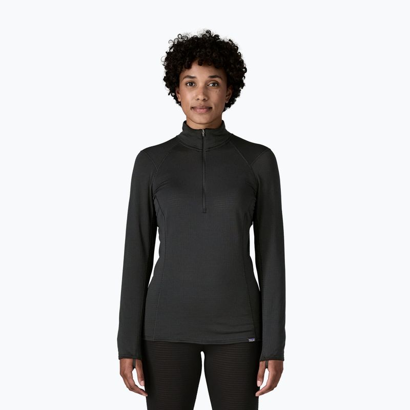 Dámská mikina Patagonia Cap Termal Weight Zip Neck black