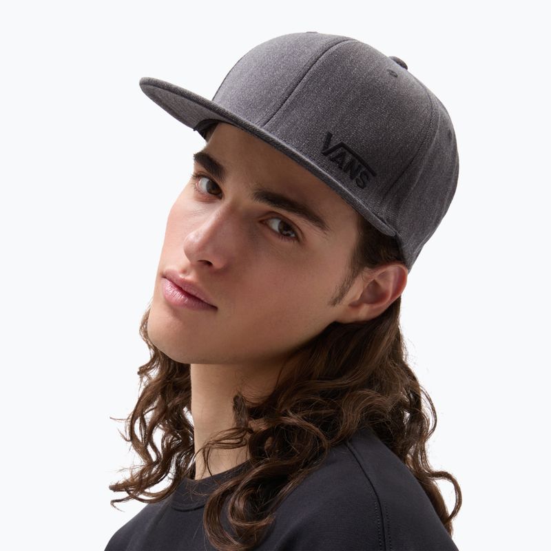 Pánská kšiltovka Vans Mn Splitz charcoal heather 3