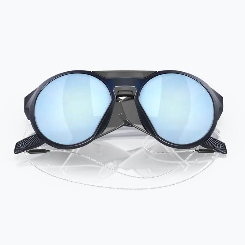 Oakley Clifden matte trans blue/prizm deep water polarizační sluneční brýle 8