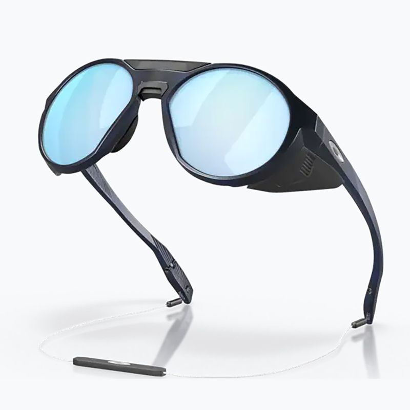 Oakley Clifden matte trans blue/prizm deep water polarizační sluneční brýle 9