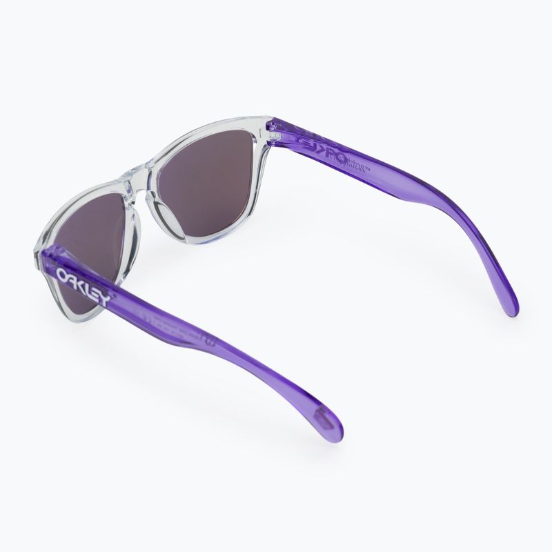 Dětské sluneční brýle Oakley Frogskins XXS clear/prizm violet 2