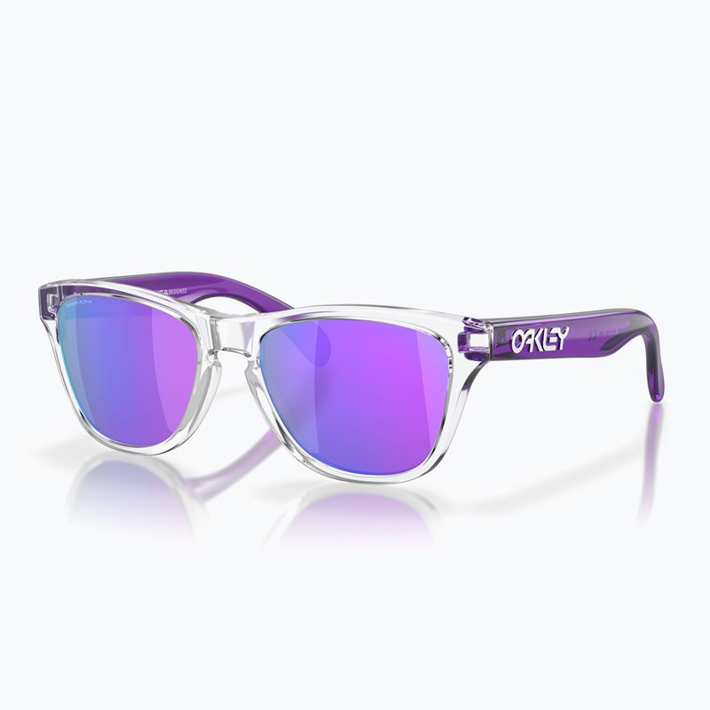 Dětské sluneční brýle Oakley Frogskins XXS clear/prizm violet