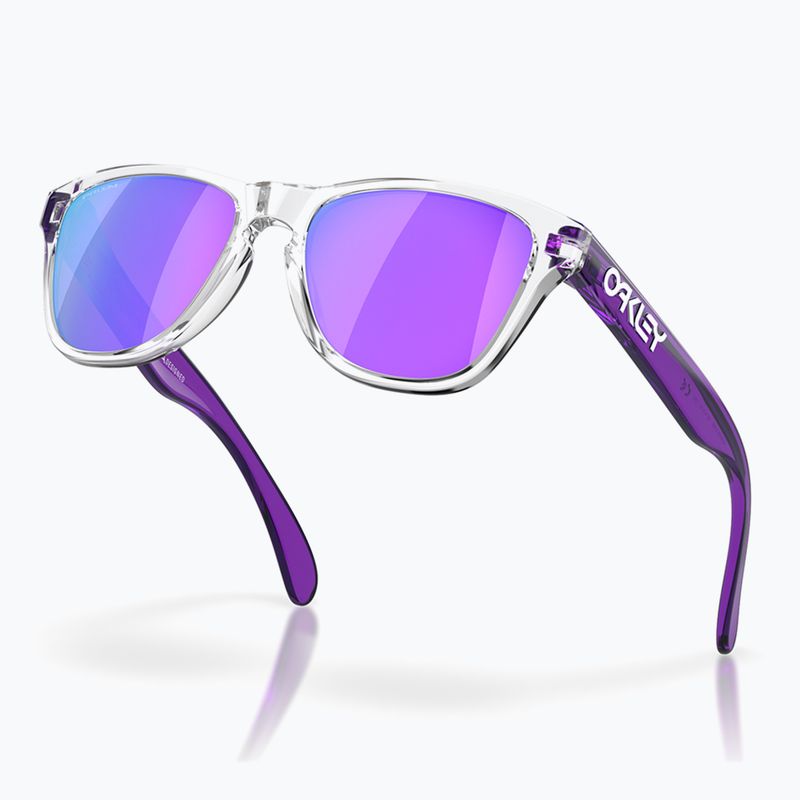 Dětské sluneční brýle Oakley Frogskins XXS clear/prizm violet 4