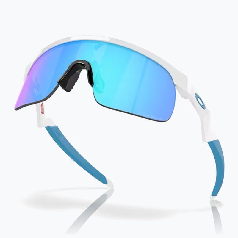 Dětské sluneční brýle Oakley Resistor polished white/prizm sapphire 5