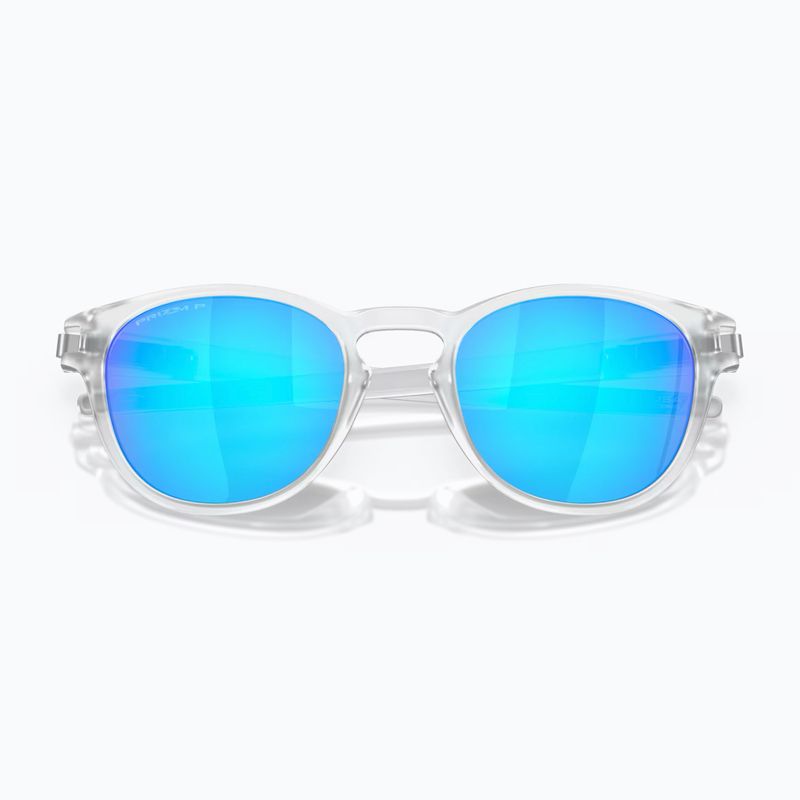 Sluneční brýle  Oakley Latch matte clear/prizm sapphire polarized 5