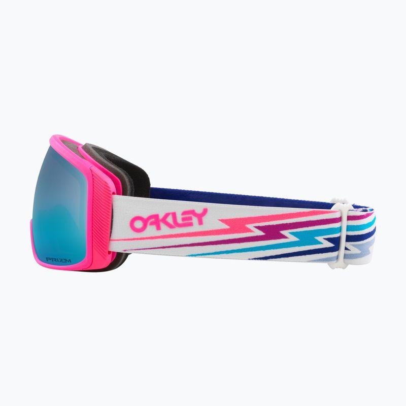 Lyžařské brýle Oakley Flight Tracker M white bolt/prizm snow sapphire iridium 4