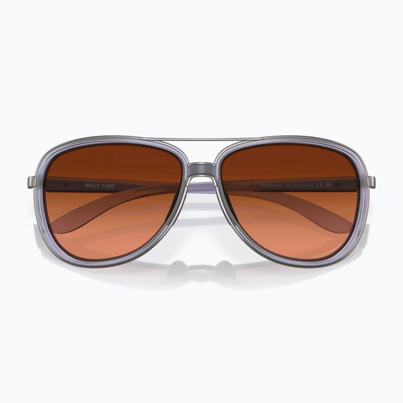 Sluneční brýle  Oakley Split Time matte trans lilac/prizm brown gradient 5