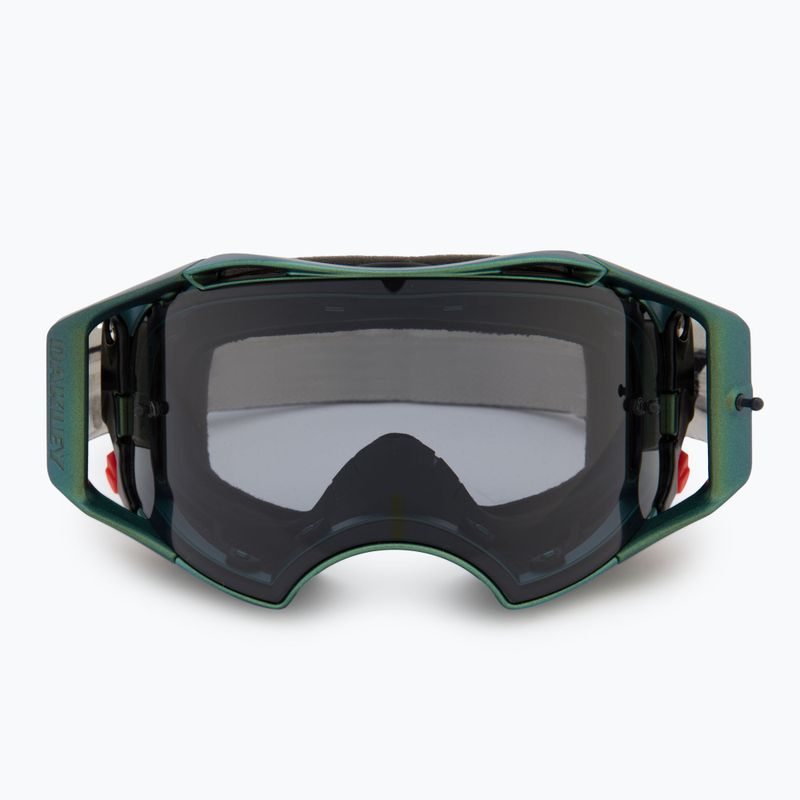 Cyklistické brýle Oakley Airbrake MTB black green colorshift/light grey 2