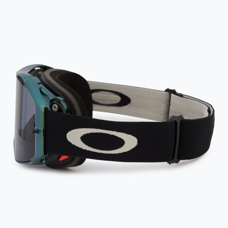 Cyklistické brýle Oakley Airbrake MTB black green colorshift/light grey 4