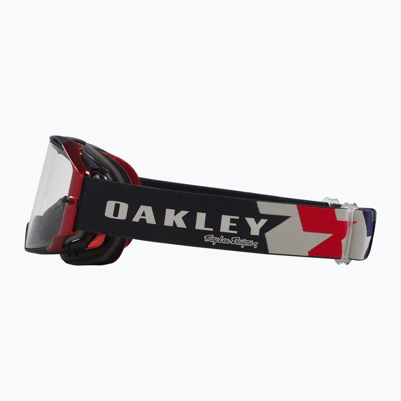 Cyklistické brýle Oakley Airbrake MTB Troy Lee Designs rwb stars/clear 4