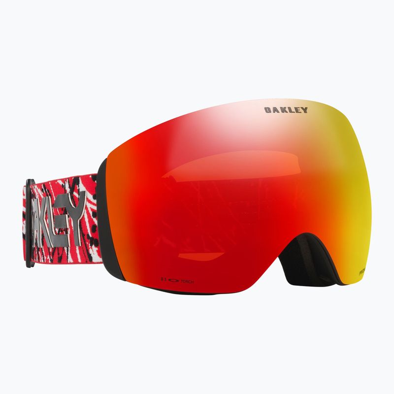 Lyžařské brýle Oakley Flight Deck L Red Eddie/Prizm Snow Torch Iridium
