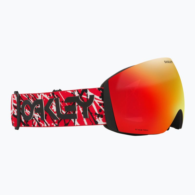 Lyžařské brýle Oakley Flight Deck L Red Eddie/Prizm Snow Torch Iridium 5