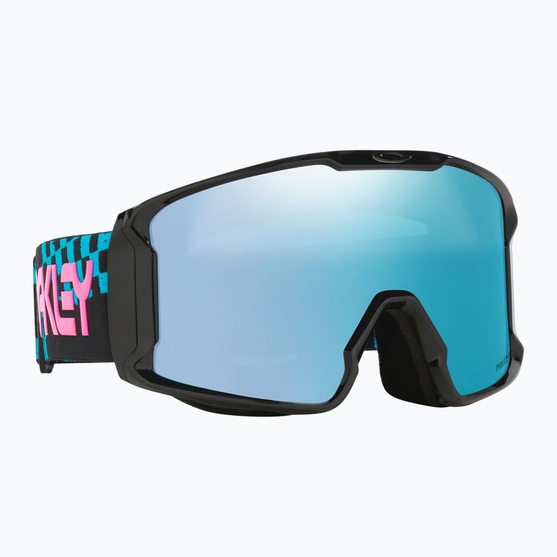 Lyžařské brýle Oakley Line Miner L Chex Black/Prizm Snow Sapphire Iridium