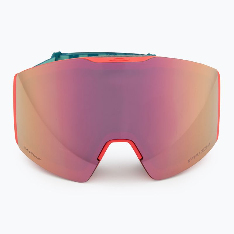 Lyžařské brýle Oakley Fall Line M Pacific Chex/Prizm Snow Rose Gold Iridium 2