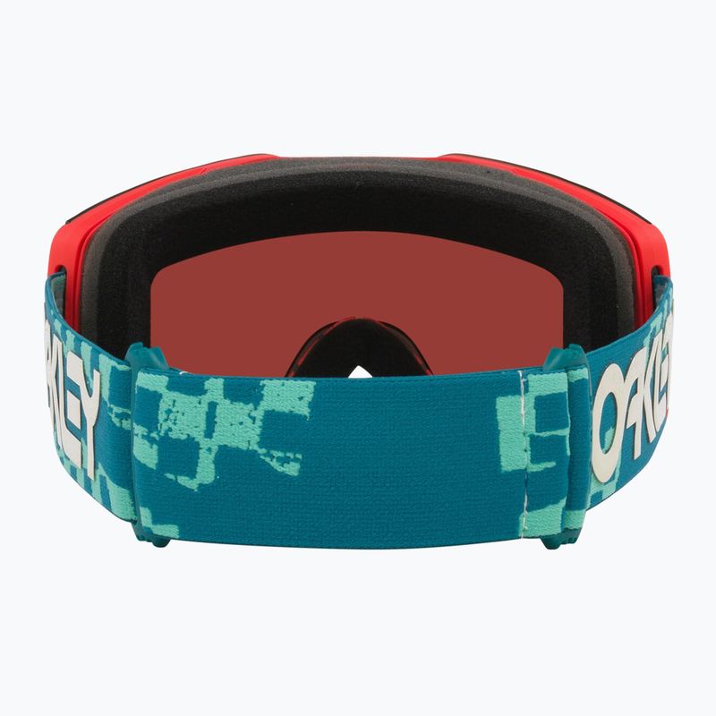 Lyžařské brýle Oakley Fall Line M Pacific Chex/Prizm Snow Rose Gold Iridium 3