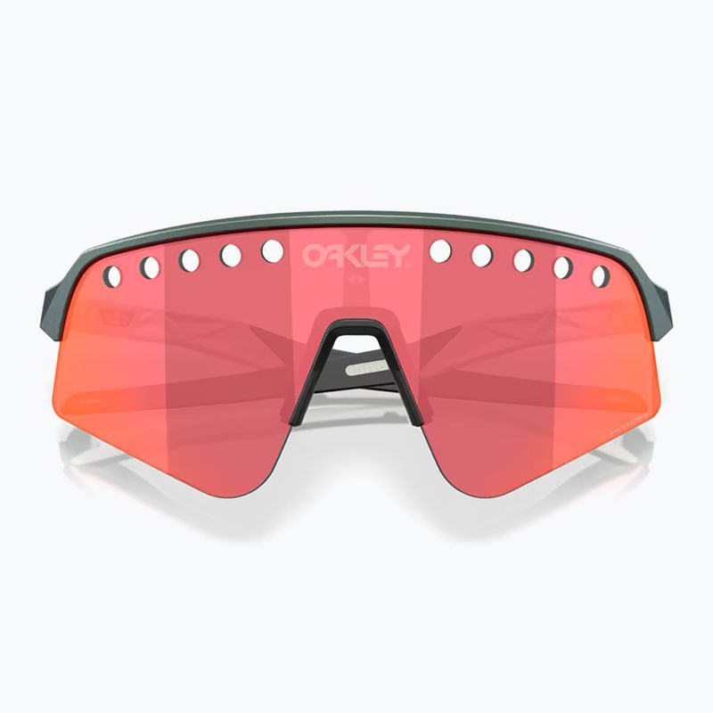 Sluneční brýle Oakley Sutro Lite Sweep matná stříbrná/modrá colorshift/prizm trail torch 3