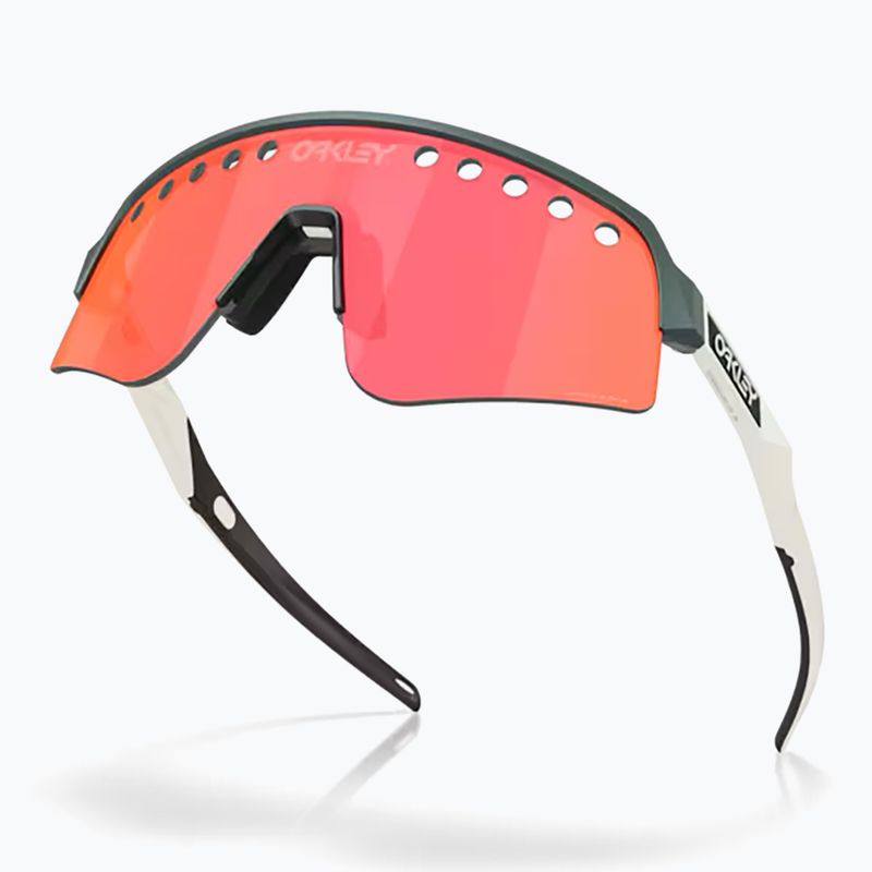 Sluneční brýle Oakley Sutro Lite Sweep matná stříbrná/modrá colorshift/prizm trail torch 4