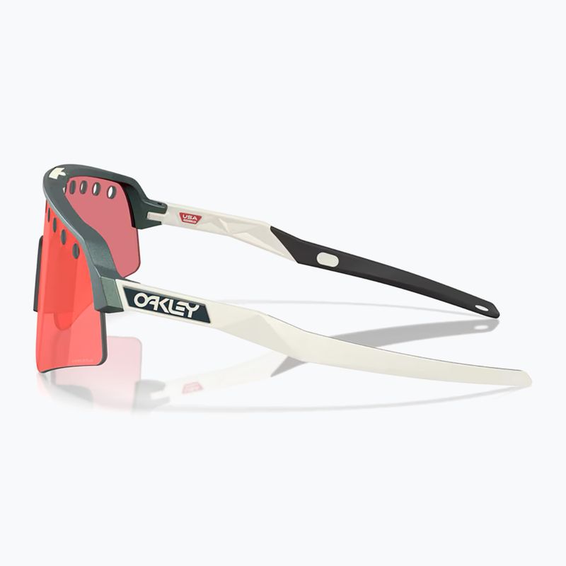 Sluneční brýle Oakley Sutro Lite Sweep matná stříbrná/modrá colorshift/prizm trail torch 5