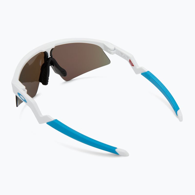 Sluneční brýle dziecięce Oakley Resistor Sweep polished white/prizm sapphire 2