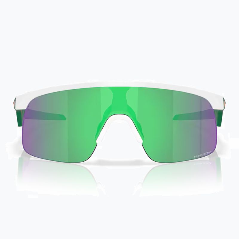 Sluneční brýle dziecięce Oakley Resistor matte white/prizm jade 2