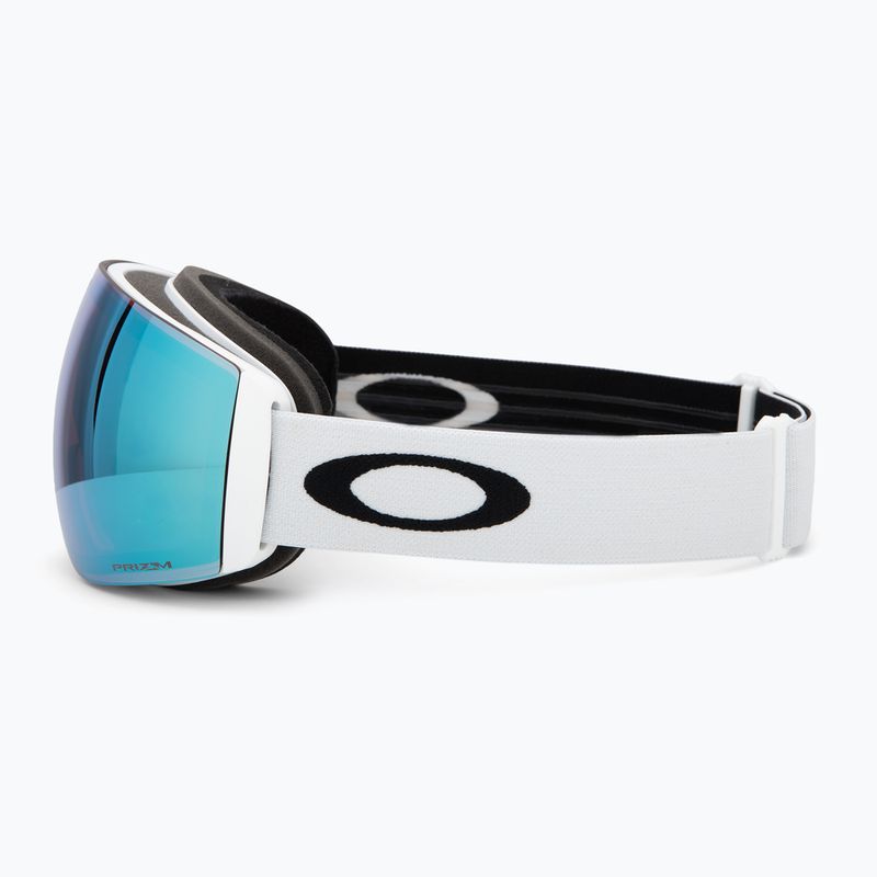 Lyžařské brýle Oakley Flight Deck Pro M matte white/prizm sapphire/prizm iced 5